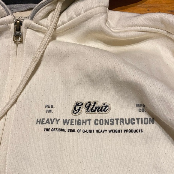 G-Unit Hoodie white hoodie - Medium - Picture 3 of 5